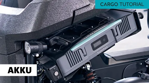 Detailaufnahme von Cargo-Batterie