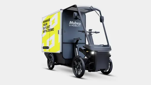 Mubea U-Mobility PACK mit Zoomo-Branding – E-Cargobike für smarte EV-Flottenlogistik